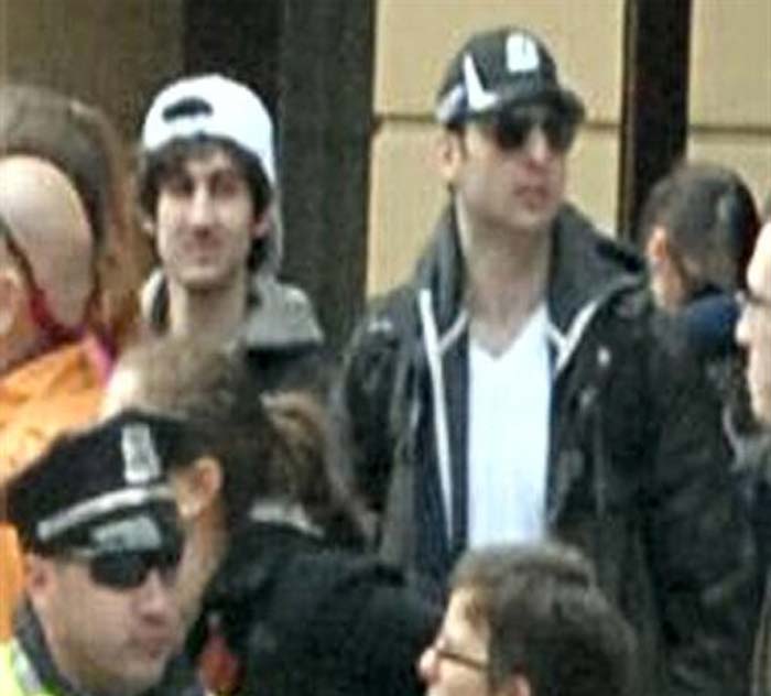 Boston marathon blasts : FBI releases pictures of  suspects, one killed in gunbattle at MIT