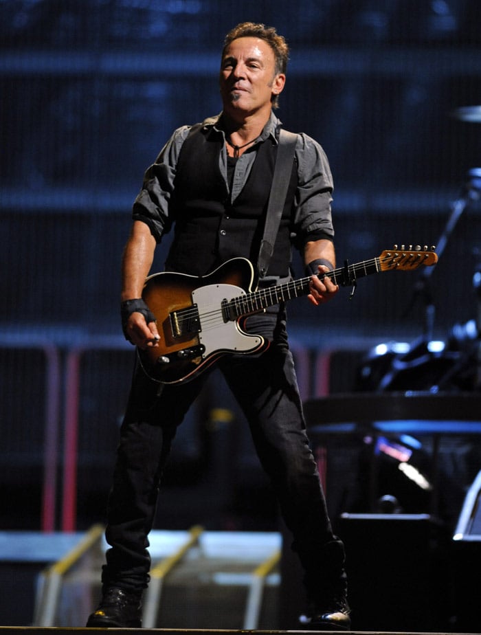 Bruce Springsteen performs with the E Street Band Wednesday, Sept. 30, 2009 at Giants Stadium in East Rutherford, N.J. (Photo: AP)