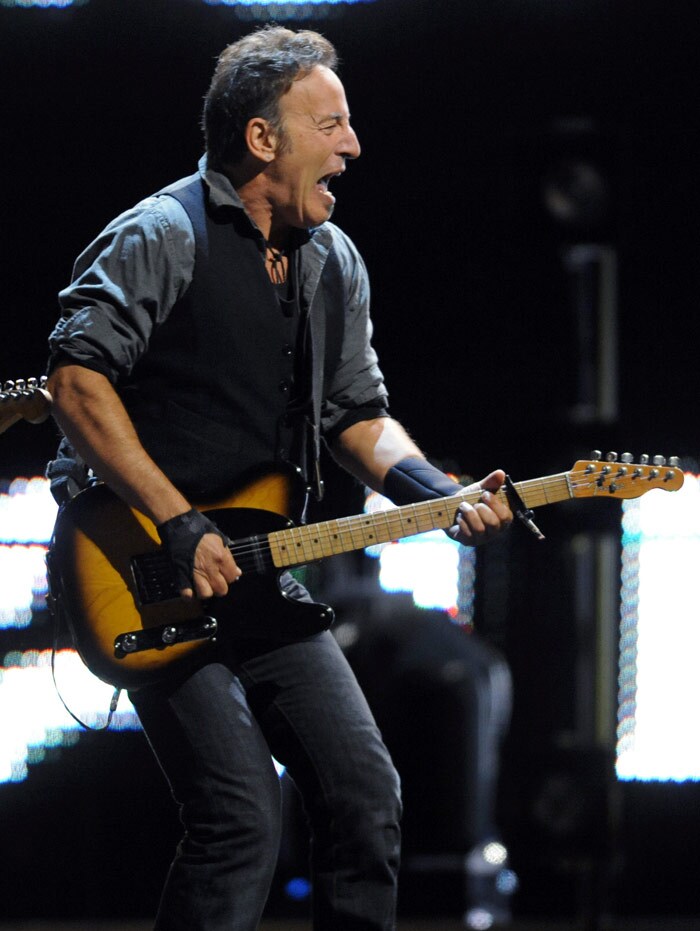 Bruce Springsteen performs with the E Street Band Wednesday, Sept. 30, 2009 at Giants Stadium in East Rutherford, N.J. (Photo: AP)