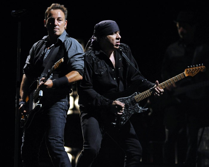 Bruce Springsteen performs with the E Street Band Wednesday, Sept. 30, 2009 at Giants Stadium in East Rutherford, N.J. (Photo: AP)