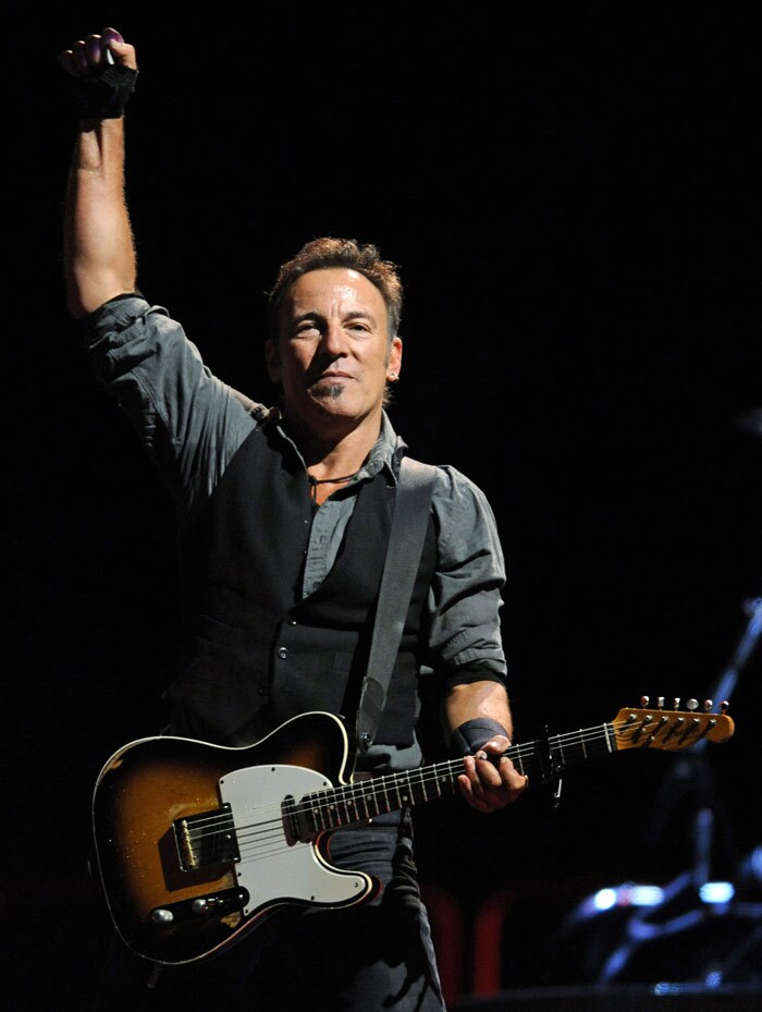 Bruce Springsteen performs with the E Street Band Wednesday, Sept. 30, 2009 at Giants Stadium in East Rutherford, N.J. (Photo: AP)