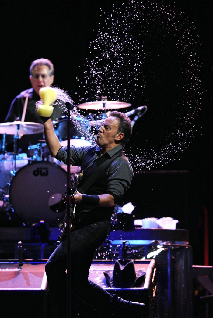 Bruce Springsteen performs with the E Street Band Wednesday, Sept. 30, 2009 at Giants Stadium in East Rutherford, N.J. (Photo: AP)