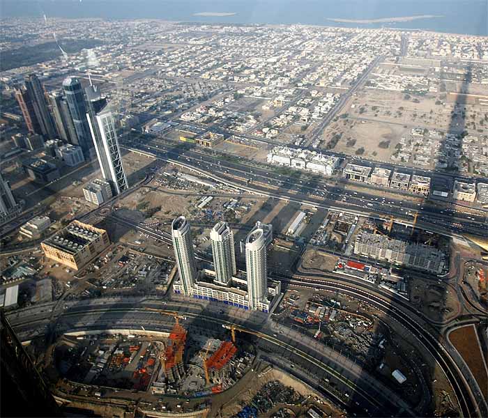 Besides an observation deck on its 124th floor affording 360-degree views of the entire city, Burj Khalifa is home to the world's first Armani Hotel, luxury offices and residences, and a variety of other sophisticated leisure and entertainment facilities. (AFP Image)