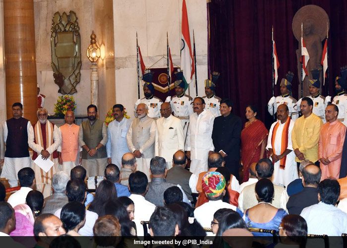 In Pics: Union Cabinet Reshuffle Swearing-In Ceremony