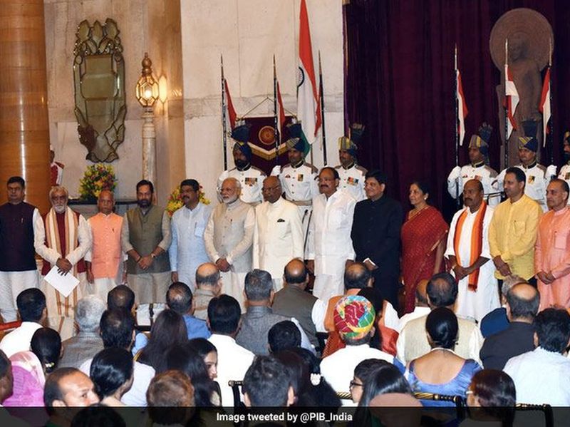 Photo : In Pics: Union Cabinet Reshuffle Swearing-In Ceremony