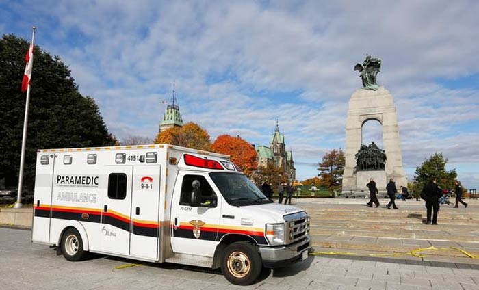 Shooting at Three Places in Canada, Including Near Its Parliament Building