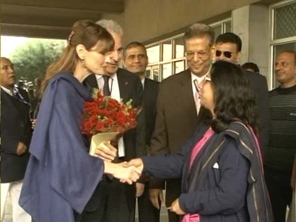 Since then, Carla Bruni Sarkozy has been working with the Global Fund to Fight AIDS.