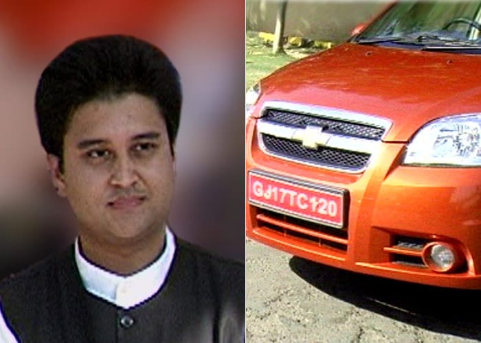 Minister of State for Commerce and Industries Jyotiraditya Scindia has a Ford costing under Rs 10 lakh.