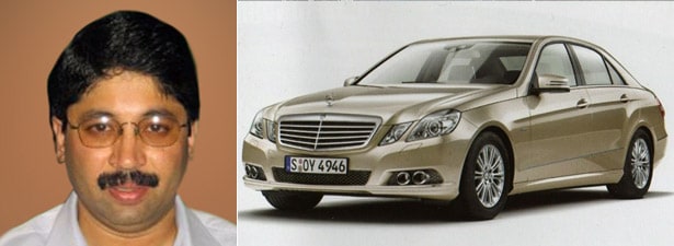 Union Minister of Communications and Information Technology Dayanidhi Maran prefers a more executive-like E-class from the German car maker's stable.