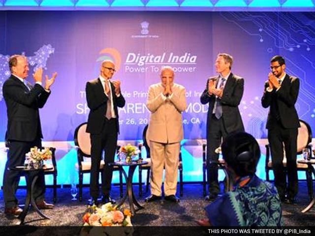 Photo : 5 Big Announcements After Silicon Valley CEOs Met PM Modi