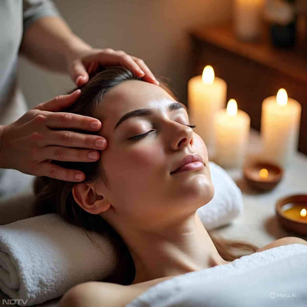 5. चंपी से स्कैल्प में नमी रहती है, जिससे डैंड्रफ कम होता है.