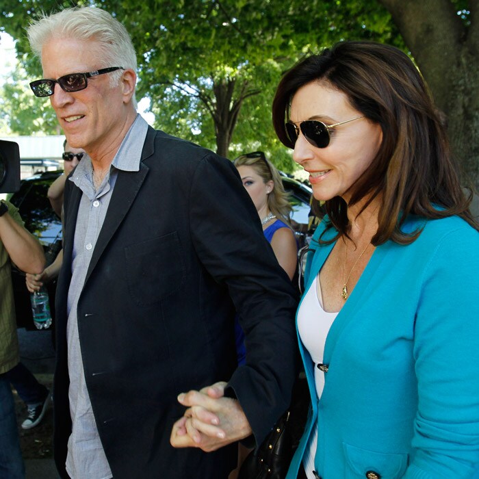 Making the star studded affair a little more more starry, actor Ted Danson and wife Mary Steenburgen arrived at the Delamater Inn to attend Chelsea Clinton's wedding. 
(AP Photo)