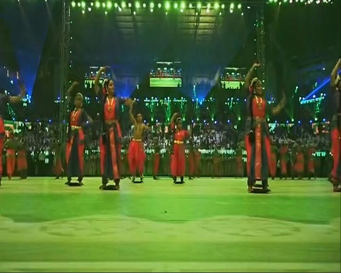 All the eight forms of Indian classical dance, Kathak, Odissi, Kuchupudi, Kathakali, Mohiniyattam, Manipuri, Sattriya and Bharathanatyam were performed.