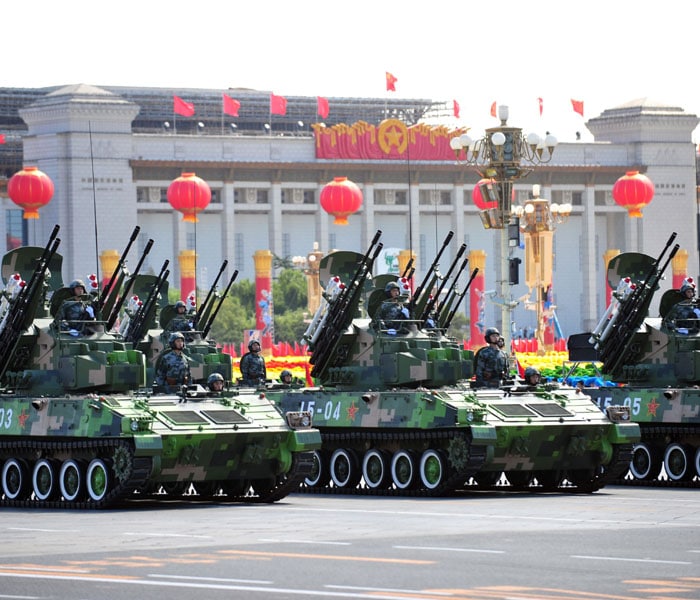 <p>China's military shows off their various mobile attillery units during the National Day in Beijing on October 1, 2009. China formally kicked off mass celebrations of 60 years of communist rule with a 60-gun salute that rung out across Beijing's historic Tiananmen Square. AFP PHOTO</p>
<a class="text2bold_link" href="http://www.ndtv.com/convergence/ndtv/new/NDTV-Show-Special.aspx?ID=362">China at 60: Live Blogs</a>