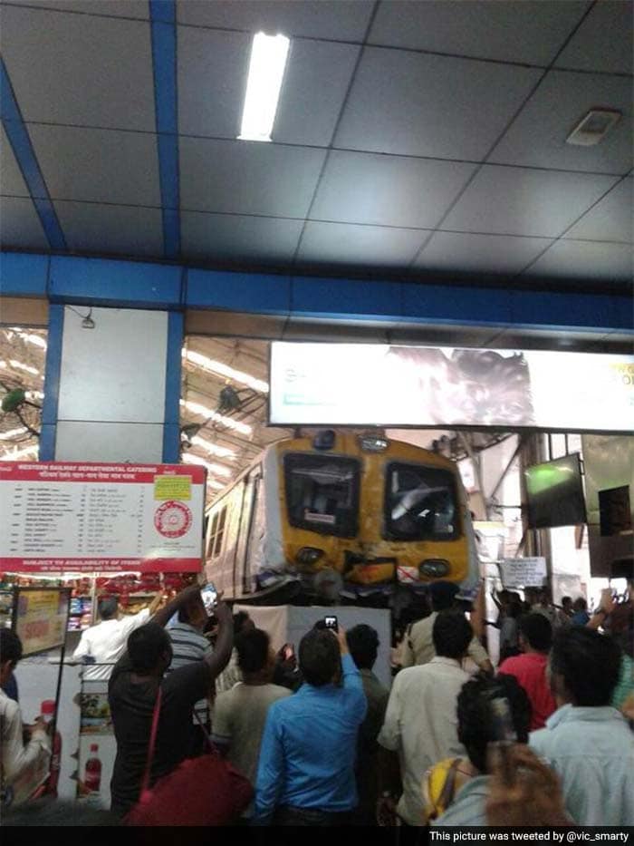 Local Train Crashes Into Mumbai\'s Churchgate Station