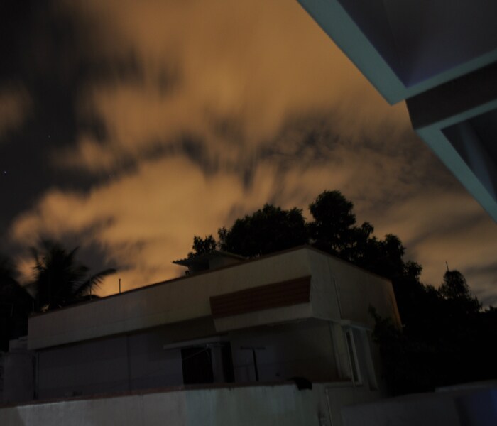 Rajiv has sent this photo from Bangalore.