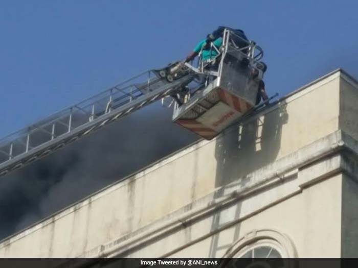 5 Pics: Fire Breaks Out Near In South Mumbai's Colaba