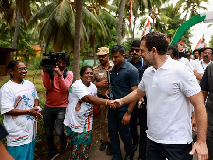 कन्याकुमारी से शुरू हुई कांग्रेस की ‘भारत जोड़ो यात्रा', देखें तस्वीरें