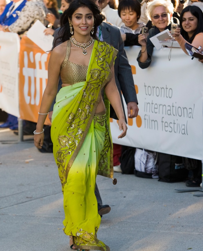 Shreya Saran at the Toronto Film Festival premiere of <em>Cooking With Stella</em>.