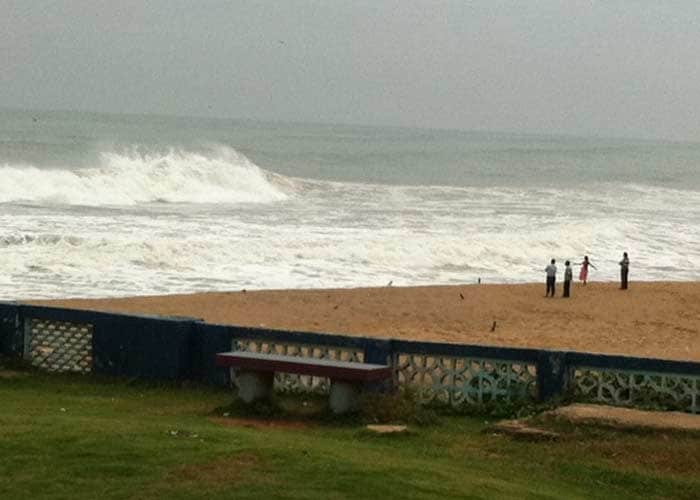 Seen here, a beach in Visakhapatnam. The Odisha government has said it was setting a "zero casualty target" and was seeking "100 percent" evacuation of people in areas likely to be hit by the storm. <br><br>(Photo courtesy: Maya Sharma)