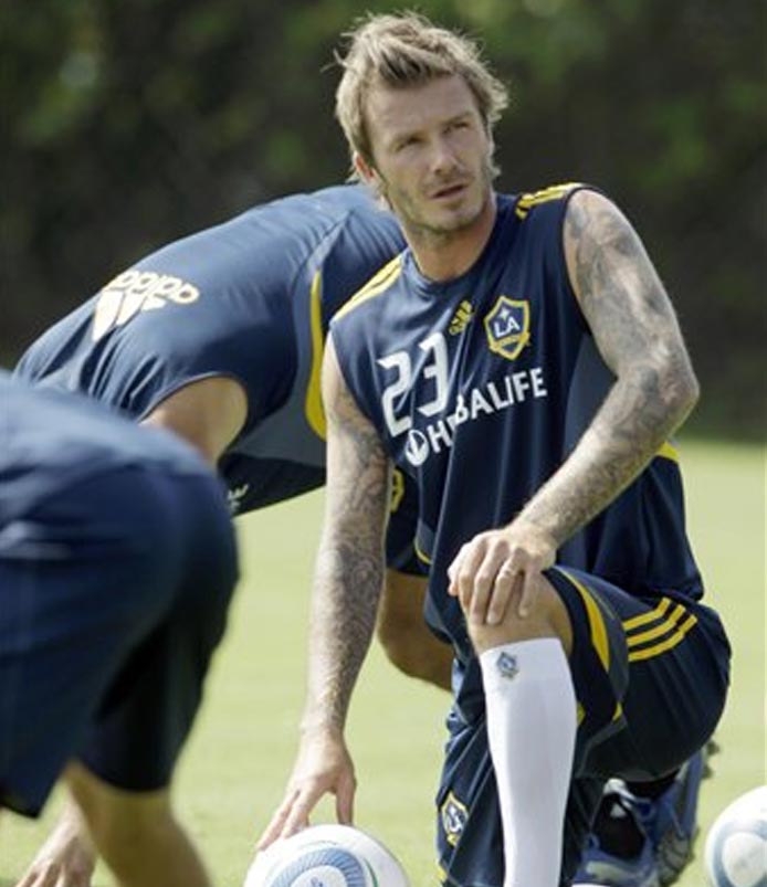 After more than 100 games, three World Cups and years living as an international icon, David Beckham's England career may be over for good.<br><br>David Beckham takes part in his first practice since returning to the Los Angeles Galaxy MLS soccer team, at the Galaxy's practice facility at Home Depot Center in Carson, Calif., Wednesday, Aug. 11, 2010. (AP Photo)
