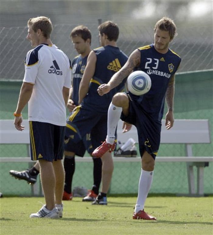 The Galaxy said there would be no response to Capello's comments, but Beckham's spokesman, Simon Oliveira, said the player isn't calling it quits. <br><br>?There has been no discussion of retirement.  He will always be available for his country, when fit and if needed he will be there.'' Oliveira said. (AP Photo)