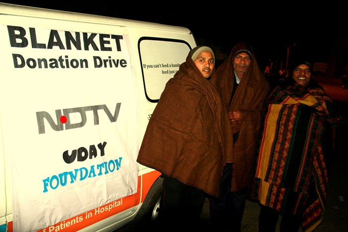 NDTV, in collaboration with the Uday Foundation, has initiated a drive to provide blankets to the homeless in Delhi this winter.