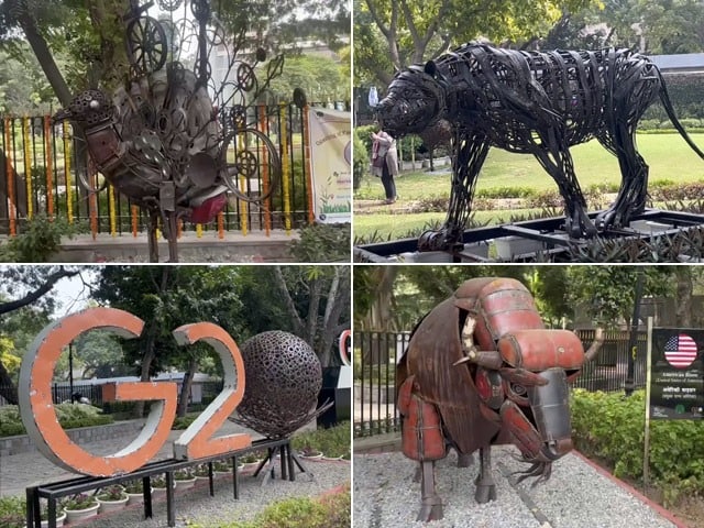Photo : Delhi's Waste-To-Art Park For G20 Summit, A Step Towards Eco-Friendly Garbage Disposal