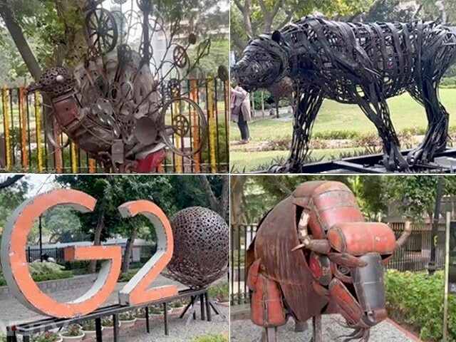 Photo : G20 शिखर सम्मेलन के लिए दिल्ली का Waste-To-Art पार्क, पर्यावरण-अनुकूल कचरा निपटान की दिशा में एक कदम