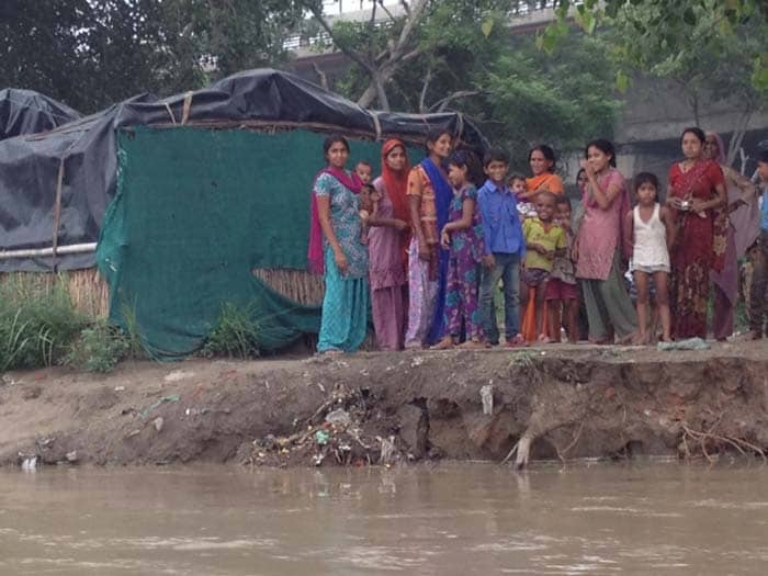 In pics: evacuations and rehab along the Yamuna