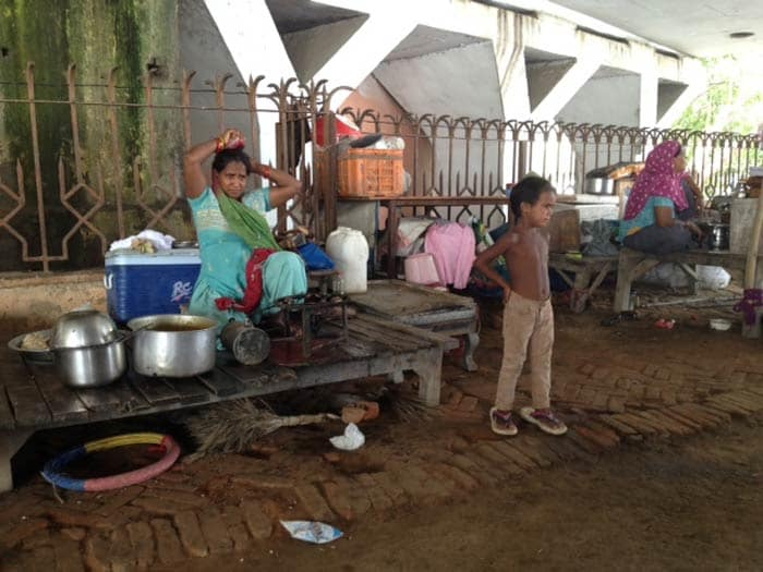 In pics: evacuations and rehab along the Yamuna