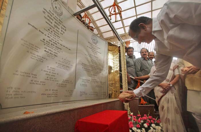 The foundation stone for the building was laid by Atal Bihari Vajpayee in 1994 and work started in 2005, with Malyasia-based IJM Corporation as contractor. (PTI)