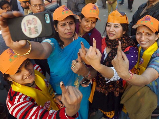 Photo : Delhi Votes For New Government