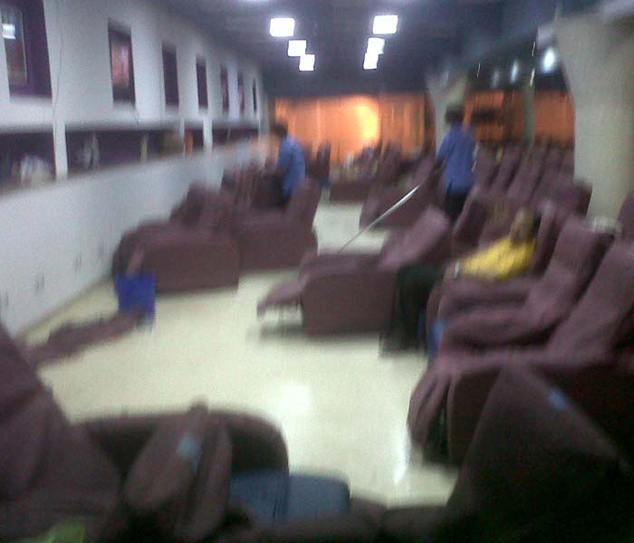 The downpour was not only a nightmare to those stuck in the traffic chaos but also people in hospital. One of the Capital's best hospitals, Apollo hospital was flooded when water entered the VIP waiting area.
<br><br><a href="http://gen.ndtv.com/convergence/ndtv/new/forums/readforum.aspx?trdid=3489">Delhi waterlogged after rain: Were you affected?</a>
