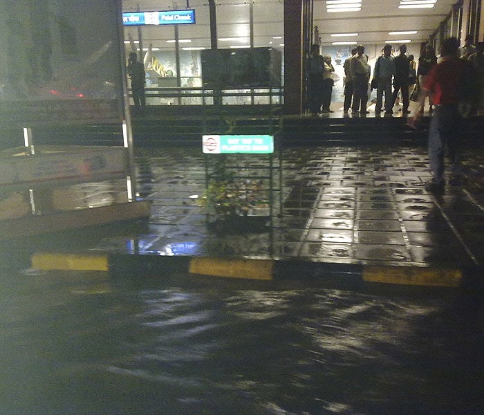 Delhi was brought to a standstill for the second time in a week when heavy showers on Monday evening led to water-logging in several areas, resulting in traffic snarls.<br><br>The rain did bring some relief from the scorching heat but the traffic was moving at snail's pace. Many office-goers were stuck in traffic for hours.<br><br>This picture shows water-logging outside the Patel Chowk Metro station. (Sent by NDTV Active surfer)<br><br>
<a href="http://gen.ndtv.com/convergence/ndtv/new/forums/readforum.aspx?trdid=3489">Delhi waterlogged after rain: Were you affected?</a>
