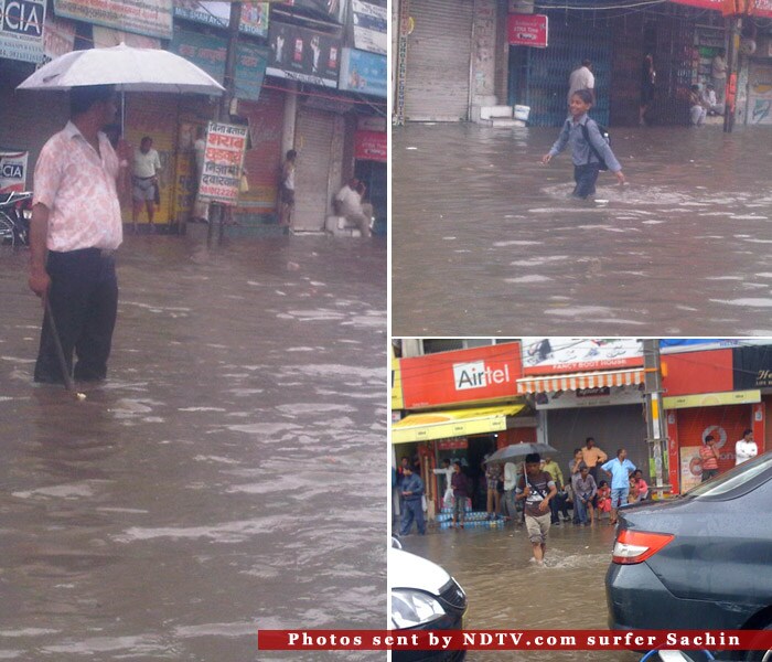 'Are we really ready for CWG in this condition ? Where we don't have any proper drainage system! Roads are completely packed. Traffic signals are not working, no traffic police, pathetic !!!!' , says NDTV.com surfer Sachin. This pic was sent via the NDTV iPhone app. <br><br><b>Be an I-Witness</b><br><br>You too can share your story through photos and videos. Just upload them here and we'll feature the best entries on Ndtv.com.<br><br><iframe  src="http://www.ndtv.com/convergence/ndtv/new/iframe_NDTVShowUpload.aspx?Template=iwitness&ReqEmail=1&ShowCity=1&ReqCity=1&type=a&ShowDisclaimer=0"  width="400" height="200"  scrolling="no" frameborder="0"> </iframe>