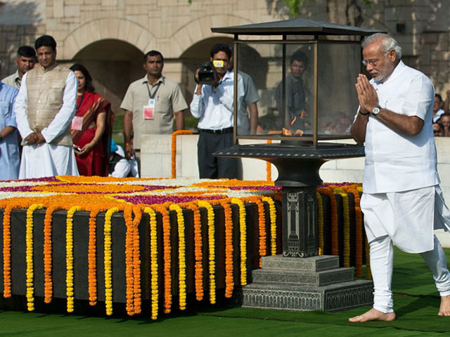 Prime Minister Modi's Morning at Rajghat Prime Minister Modi's Morning at Rajghat