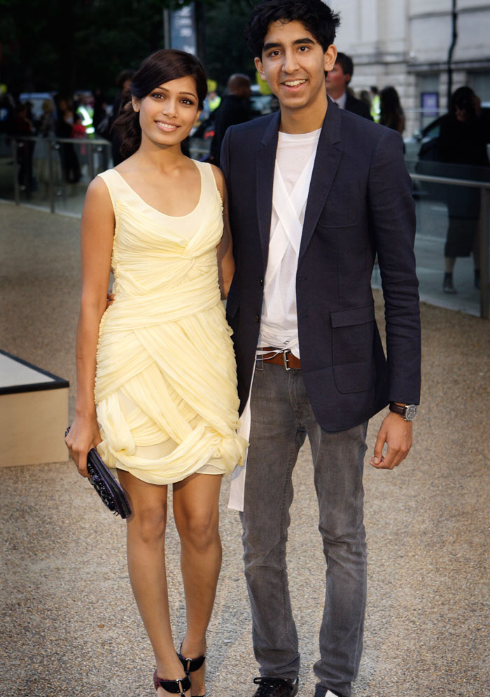 Freida and Dev haven't made any statement about their personal relationship. (Photo: AP)