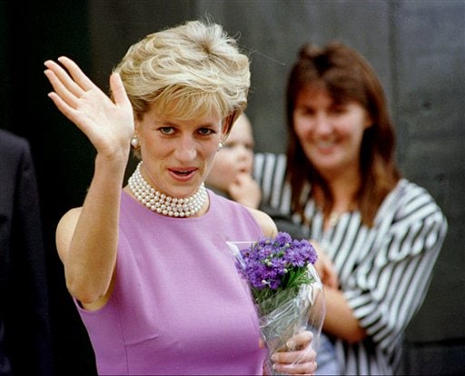 The Crowd's Favourite: Diana, Princess of Wales waves to the crowd as she leaves the Victor Chang Cardiac Research Institute in Sydney Australia.