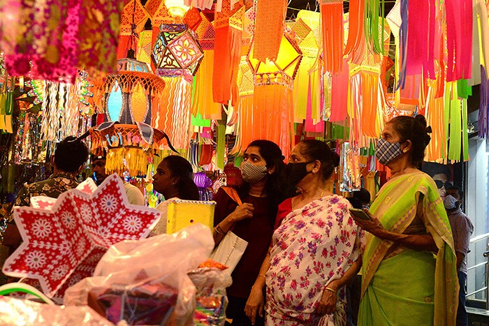 Diwali 2021: People Throng Markets For Festival Shopping