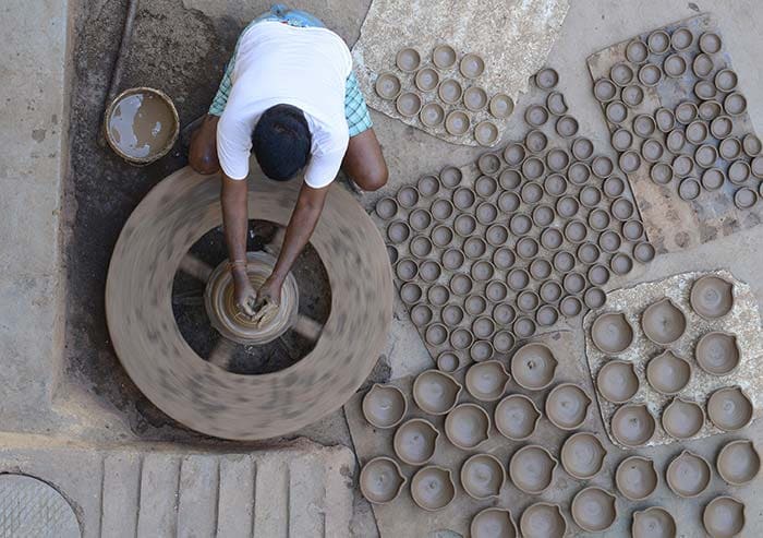 Artists Make Diyas and Idols Ahead of Diwali