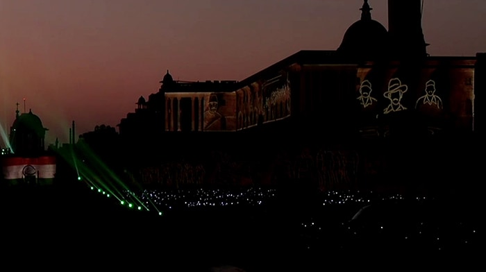 Drones, Laser Show Dazzle Delhi At Beating Retreat Ceremony