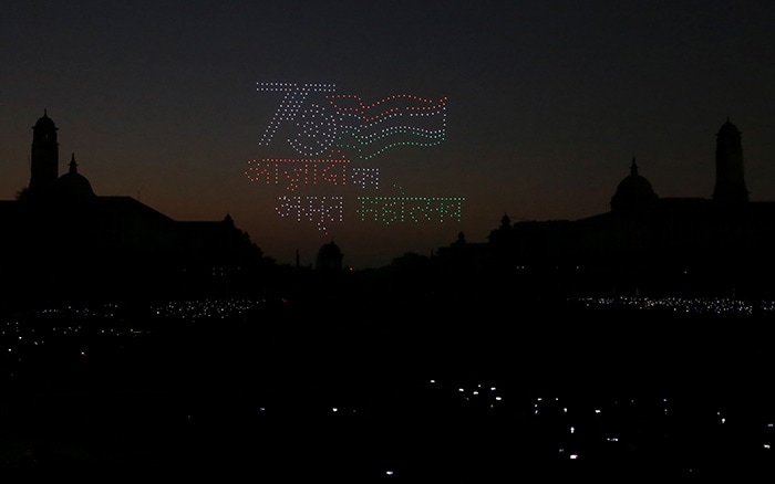 Drones, Lasers And Uniforms: The Best Shots Of Beating Retreat Ceremony