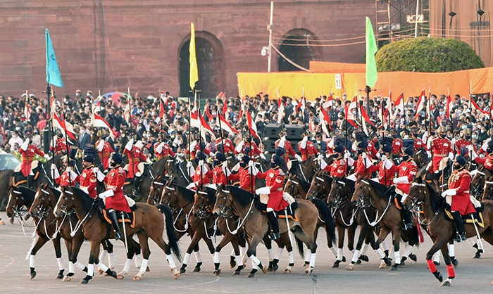 Drones, Lasers And Uniforms: The Best Shots Of Beating Retreat Ceremony