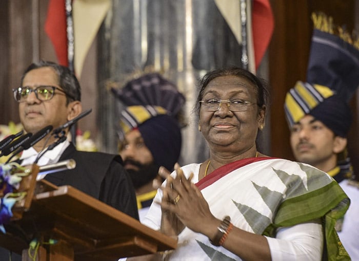 President Droupadi Murmu in her address said, "My election is proof that the poor in the country can have dreams and also fulfil them."