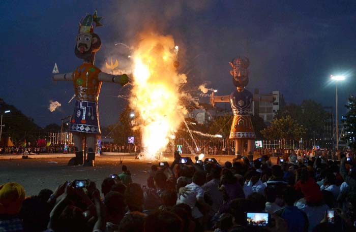 India celebrates Dussehra with fervour