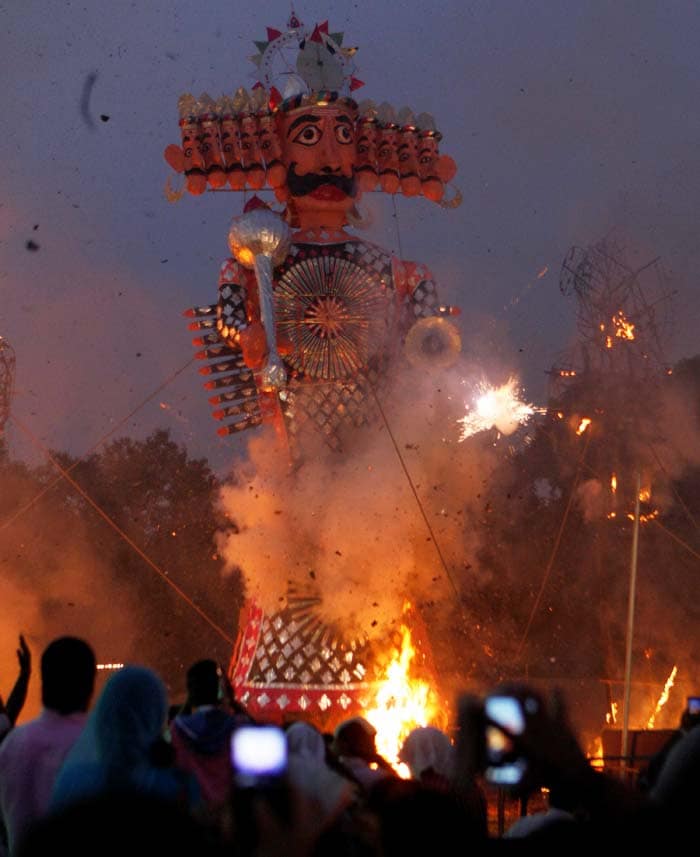 India celebrates Dussehra with fervour