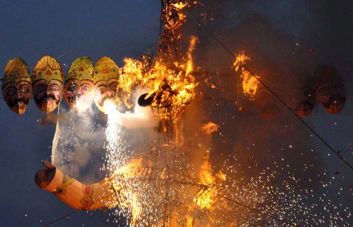 India celebrates Dussehra with fervour