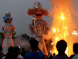 India celebrates Dussehra with fervour