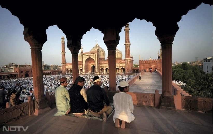 ईद के मौके पर जामा मस्जिद